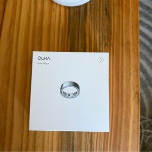 NIB BRAND NEW Oura Silver Ring Size 8